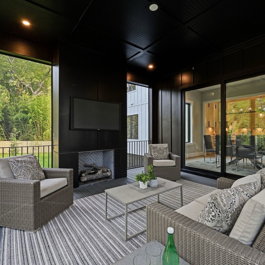Covered outdoor living, Grayson Place, Falls Church