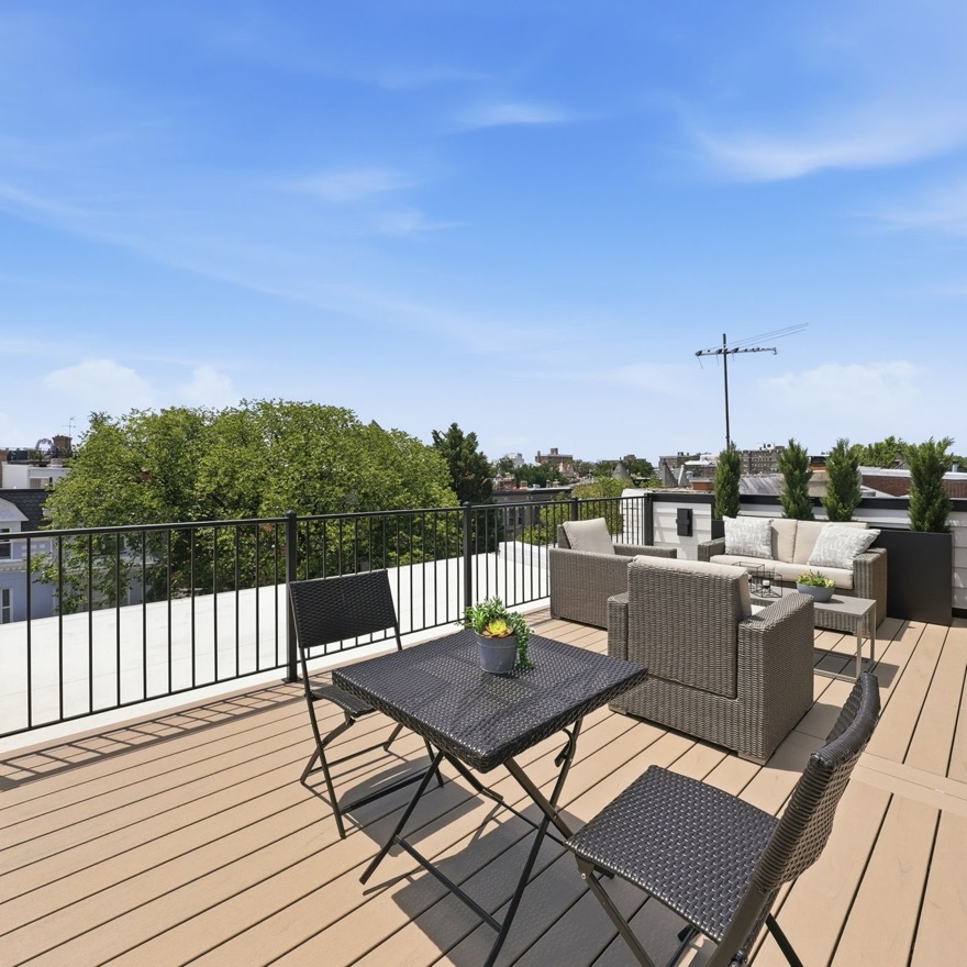 Rooftop deck, S Street, Washington DC